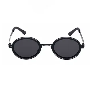 EUROPEAN FASHION ROUND FRAME POLARIZED SUNGLASS GB-8326